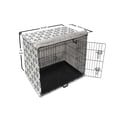 thumbnail image 6 of Nautical Dog Crate Cover, Marine Themed Oceanic Sailing Element Travel Ship Yacht Safety, Easy to Use Pet Kennel Cover Small Dogs Puppies Kittens, 7 Sizes, Dark Petrol Blue and White, by Ambesonne, 6 of 6