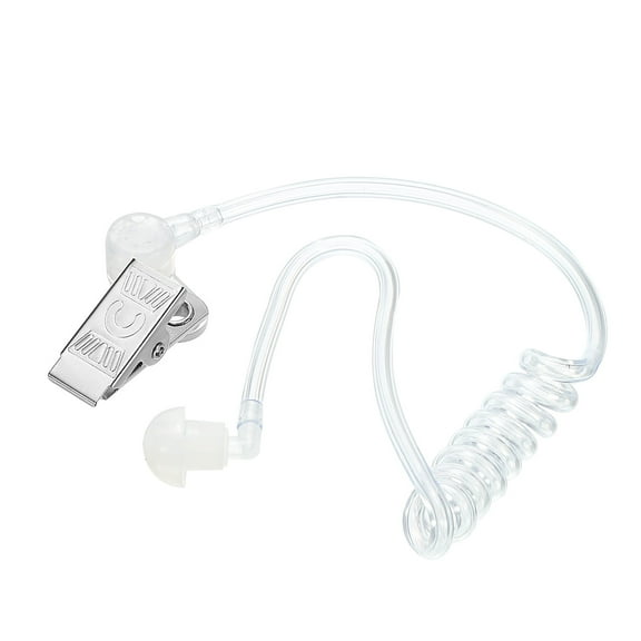Ear Piece Headset Earpiece Agent Secret Earpiece Costume Prop, Acoustic Tube for 2Way Radio Audio Headsets