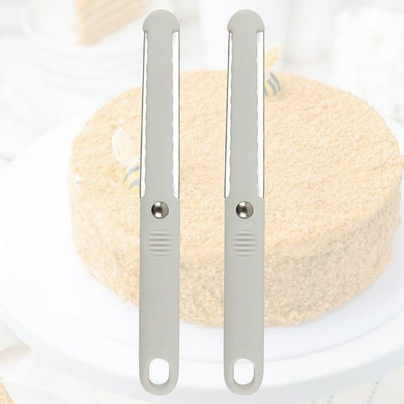 Masteelf Plastic Cheese Cutter for Kitchen Use with NonSlip Handles and SpaceSaving Design White 2Pcs
