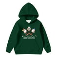 thumbnail image 4 of Sudadera con capucha para niñas y niños, sudadera de manga larga con cuello redondo y estampado de moda, jersey con bolsillo, sudadera de poliéster para niñas, 4 of 8