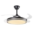 thumbnail image 1 of Lampara Ventilador de Techo LED Muzat Luxica Lighting Negro, 1 of 7