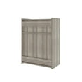 thumbnail image 5 of Tot Mate 37.5" 3-Section Contemporary Composite Wood Wall Locker in Gray, 5 of 5