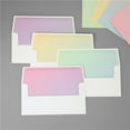 thumbnail image 5 of Letter Paper and Envelopes Set - 4 Sets Creative Gradient Envelopes Letter Paper Lovely Writing Stationery Envelope Set for Party Festive (4 Letter Paper and 2 Envelopes in Each Set, Mixed Color), 5 of 8