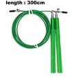 thumbnail image 2 of Aluminum alloy skipping wire rope skipping competition fitness skipping rope sports skipping rope - green, 2 of 5