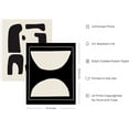 thumbnail image 2 of HAUS AND HUES Abstract Minimalist Wall Art - Set of 6 Abstract Art Gallery Wall Decor, Black Abstract Wall Art Prints, Geometric Wall Prints, Matisse Prints Gallery Wall Art (Unframed 16x20), 2 of 6