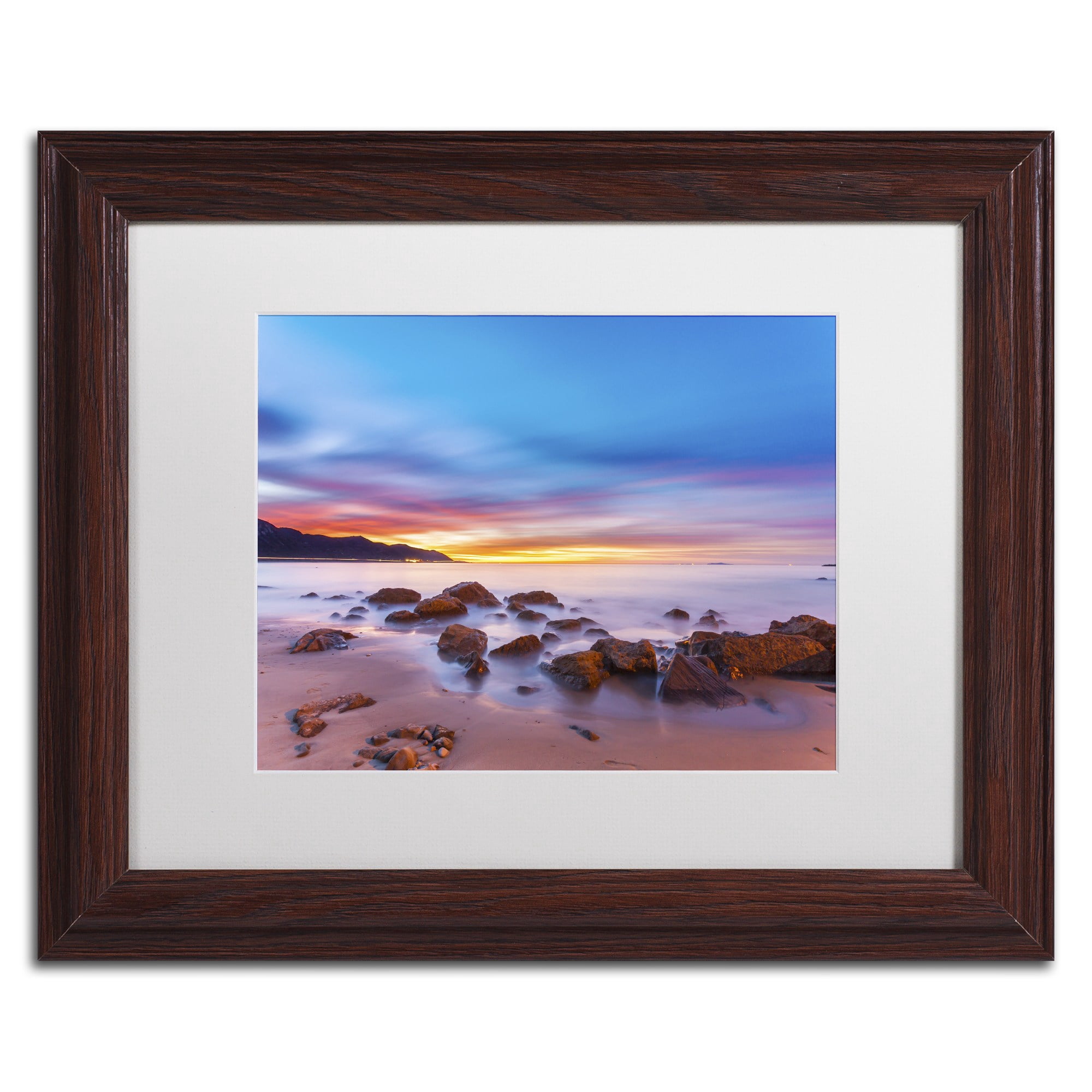 Chris Moyer 'Mussel Shoals Morning' Matted Framed Art