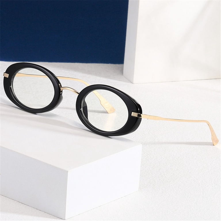 for Women & Men Retro Vintage Y2K Small Oval Sunglasses Hip  display picture 3