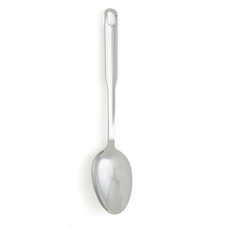 Norpro Polished Stainless Steel Spoon, 12.5-Inch, Silver
