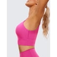thumbnail image 4 of Top Deportivo CRZ YOGA Longline con Espalda en V Sin Aros Morado Talla L, 4 of 5