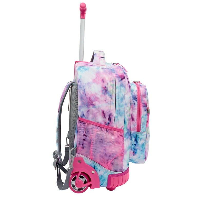 Tie dye sale rolling backpack