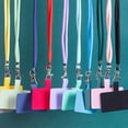 thumbnail image 2 of 150cm Universal Colorful Phone Lanyard Anti Lost Phone Strap Adjustable Detachable Neck Cord Safety Tether Keychain Chain Rope grey, 2 of 6