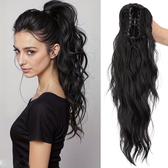 Clip On Ponytail Extension for Women,Hairpiece Synthetic Pony Tails Hair Piece,Hair Extensions for Women Synthetic Pony Tails Hair Piece for Daily Use