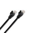 thumbnail image 2 of 2FT Cat6 Black Ethernet Network Patch Cable RJ45 Lan Wire 2 Feet (25 Pack), 2 of 3