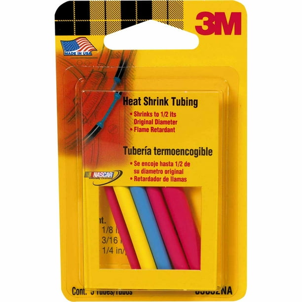 3M Heat Shrinkable Tubing Assorted Pack, 5 Count