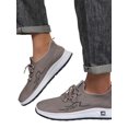 thumbnail image 6 of Women's Orthopedic Arch Support Wide Toe Box Walking Shoes,Adjustable Lace Up Breathable Knit Mesh Cushioned Non-Slip Casual Athletic Sneakers, 6 of 6