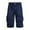 Navy, variant on Cargo Capri Pants for Men Cotton Capris Elastic Waist Outdoor Hiking Pants with Pockets