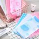 thumbnail image 2 of 3 piezas de toallas de baño de nailon, toallas de baño de belleza y piel, toallas de baño peladas para mujeres y hombres estampado azul+rosa+verde Rojo Verde, 2 of 5