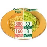 Veggetti Spiralizer, Spiral Vegetable Cutter, Vegetable Noodle Maker, as Seen On TV, White Plastic