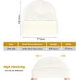 thumbnail image 5 of YooGuoGuo Womens Knit Beanie Hat Satin Lined Winter Hats for Women Men Soft Warm Slouchy Cuffed Beanie Hat Skull Cap, 5 of 7