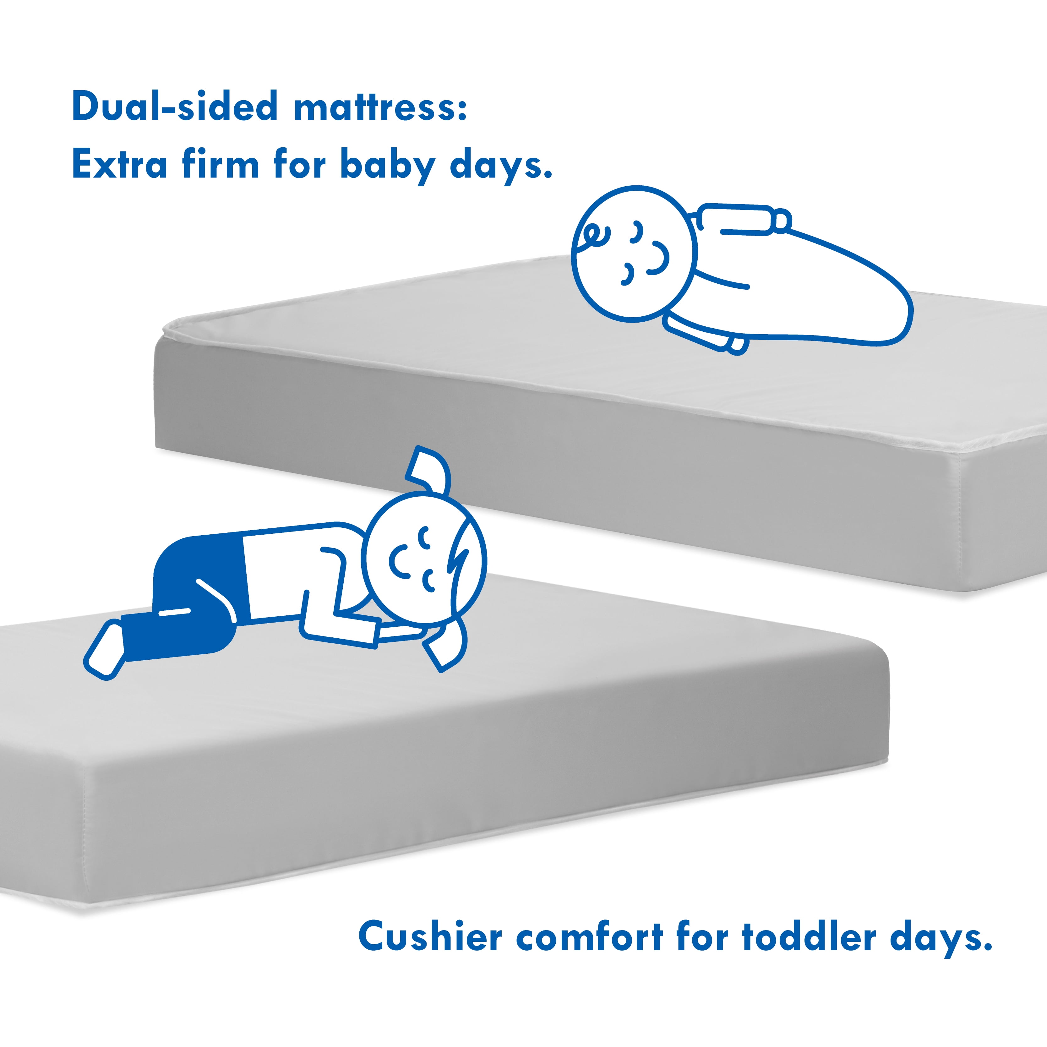 DaVinci Deluxe Coil Dual-Sided Crib & Toddler Mattress