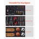thumbnail image 5 of VEVOR Revestimiento de pared de listones de PVC de 2 x 4 pies, color negro, para garaje, con diseño modular, 5 of 9