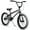 Black with Grey Tires, variant on cubsala 20 in Freestyle BMX Kids Bike for Age 6-14 Years Old Boys Girls , Black & Green