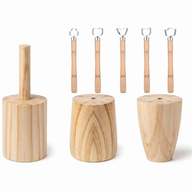 Juego de Herramientas de Arcilla Cerámica de 1 Set para Producción de Arte en Escultura de Arcilla DIY, Set de 12+15+17oz, Herramientas para Hacer Arte en Escultura de Arcilla DIY