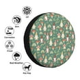 thumbnail image 4 of Yiaed Mushrooms Gnome Print Tire Wheel Cover, Waterproof Spare Tire Cover Fit for Jeep, Truck,Trailer, RV, SUV, Camper and Most Vehicle-16 inch, 4 of 6