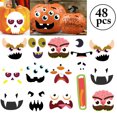 thumbnail image 2 of Halloween Sticker Kit Pumpkin Funny Self Adhesive Sticker Decorative Sticker, 2 of 10