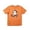 Orange, variant on Wdgfv Kids Boys Simple Halloween Short Sleeve Tee, Crew‑Neck Shirt with Jack‑o‑Lantern Pumpkin Face Graphic, Plain‑Style Casual Top for Summer & Fall 8-9 Years