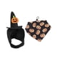 thumbnail image 5 of Disfraz de Halloween para mascotas, accesorios para perros, conjunto de sombrero y pañuelo, resistente, creativo y elegante. Negro L, 5 of 9