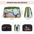 thumbnail image 5 of Cauagu African Women Print Large Cosmetic Bag,Portable Cosmetics Pouch Travel Makeup Bag Large Capacity Travel Makeup Case Organizer Makeup Brush Organizer, 5 of 8