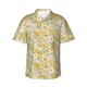 thumbnail image 1 of Fotbe Cute Sunflower Camisa Hawaiana para Hombre Unisex – Camisa Casual de Verano con Botones de Manga Corta de Algodón y Lino,Small, 1 of 7