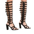 thumbnail image 4 of ELANI Gladiator Heel, Black, 7.5, 4 of 5