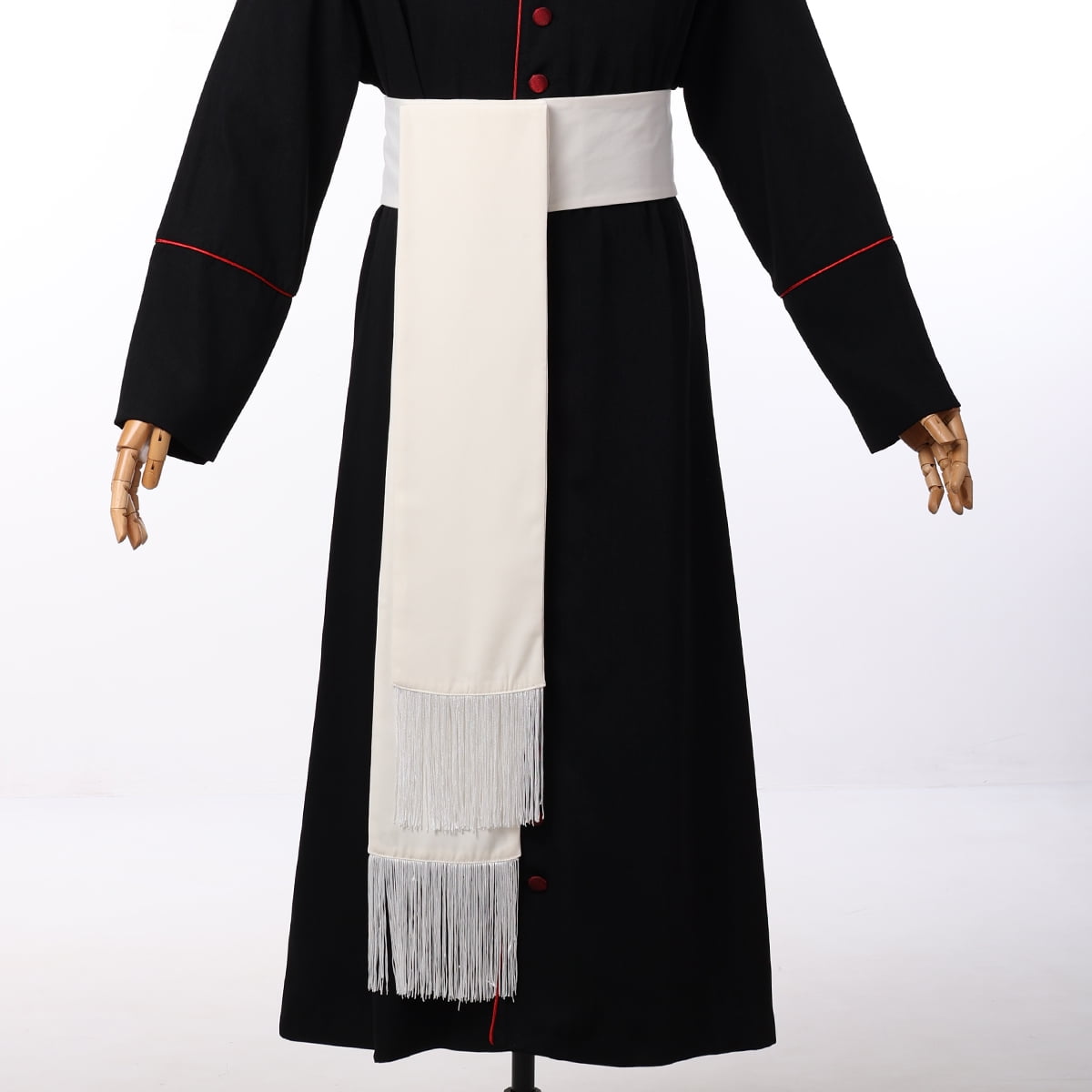 Buy BPURB Clergy Band Cincture with Cross Tassel Roman Cassock Belt