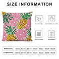 thumbnail image 5 of SHANXI Summer Pillow Cover Decor Farmhouse Seasonal Decorative Throw Pillow Case for Home Sofa Couch（Pink） 20x20in, 5 of 5