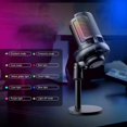thumbnail image 3 of USB Condenser Microphone for PC Gaming Color Lights Mute Button For Live singing Recording, 3 of 17