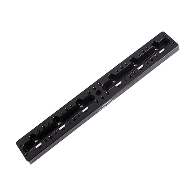 Placa de montaje de cola de milano para telescopio, placa de metal, aleación de aluminio, accesorios para telescopio de fácil instalación, placa de Negro