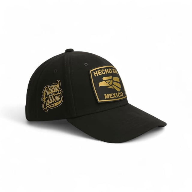 KNITE gorra para hombre estilo Hecho en México de gamuza con diseño cerrado