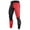 Red, variant on Men's Youth Boy Sports Fitness Compression Running Pants Breathable Tight Long Leggings Blue L