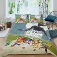 thumbnail image 2 of Película de SMG4 Conjunto de sábanas temático, trío de piezas, cómodo y amigable con la piel, diseño único, regalo de decoración para el hogar para familiares, amigos y fans,140cm *210cm, 2 of 6