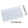 thumbnail image 3 of Bluetooth Keyboard under $5!Xqxayjr Wireless Bluetooth Keyboard,Portable Retro Keyboard,Compact Computer Keyboard,Multi-Device Keyboard,Slim Profile Keyboard,Typewriter Style Keyboard,Mobile Keyboard, 3 of 3