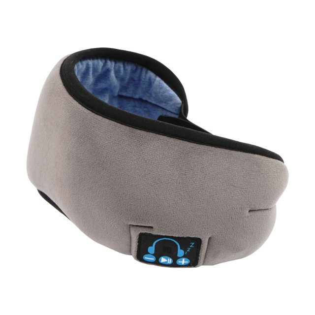 Auricular recargable USB Máscara para dormir Viajar Acampar Descansar Máscara para ojos compatible con Bluetooth con micrófono seitruly EL000560-01B