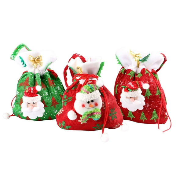 SASABAXI Goodie Bags for Birthday Party Assorted Color 3PCS 14.6 x 8.3 x 0.1in