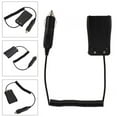 thumbnail image 2 of Eliminador de batería de radio de coche de 12 V con adaptador de cargador para Baofeng BF-666S/777s/888s, 2 of 14