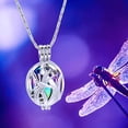 thumbnail image 4 of Dragonfly Urn Necklace for Ashes Cremation Jewelry Urn Necklace for Ashes for Human / Pet Ashes Gifts For Love Ones With Filling Tool, 4 of 6