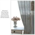 thumbnail image 5 of Rustic Curtains Tan Brown Grey Abstract Pattern Blackout Print Rod Pocket Window Drapes for Bedroom Living Room 52x84in, 5 of 6