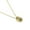 18K Gold, variant on Geometric Ellipse Glossy Three-dimensional Egg-shaped S925 Sterling Silver Pendant For Women