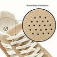 thumbnail image 3 of BERANMEY Women's Retro Fashion Sneakers Comfortable Casual Anti Slip Platform Low-Top Sneakers Lace Up Memory Foam Tennis Walking Skate Shoes, 3 of 8