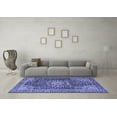 thumbnail image 3 of Ahgly Company Indoor Rectangle Persian Blue Traditional Area Rugs, 7' x 9', 3 of 4